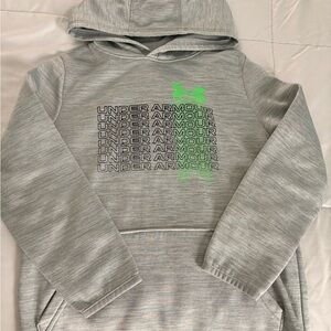 Under Armour Light Gray Fleece Hoodie